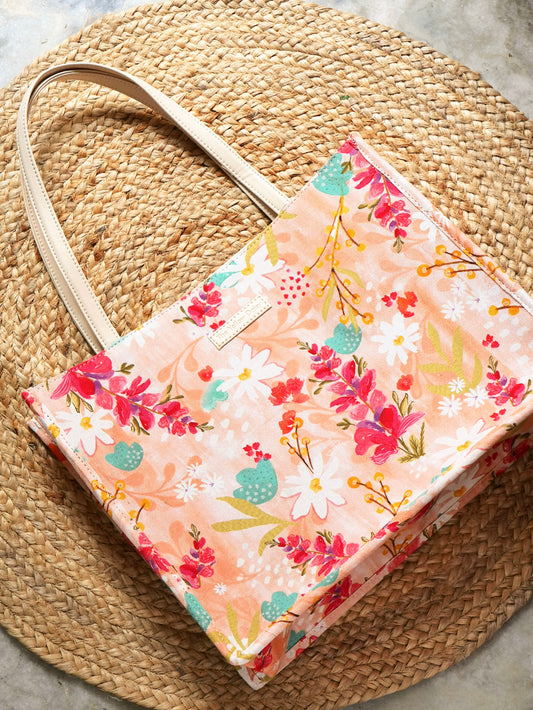 Floral Flair Tote Bag