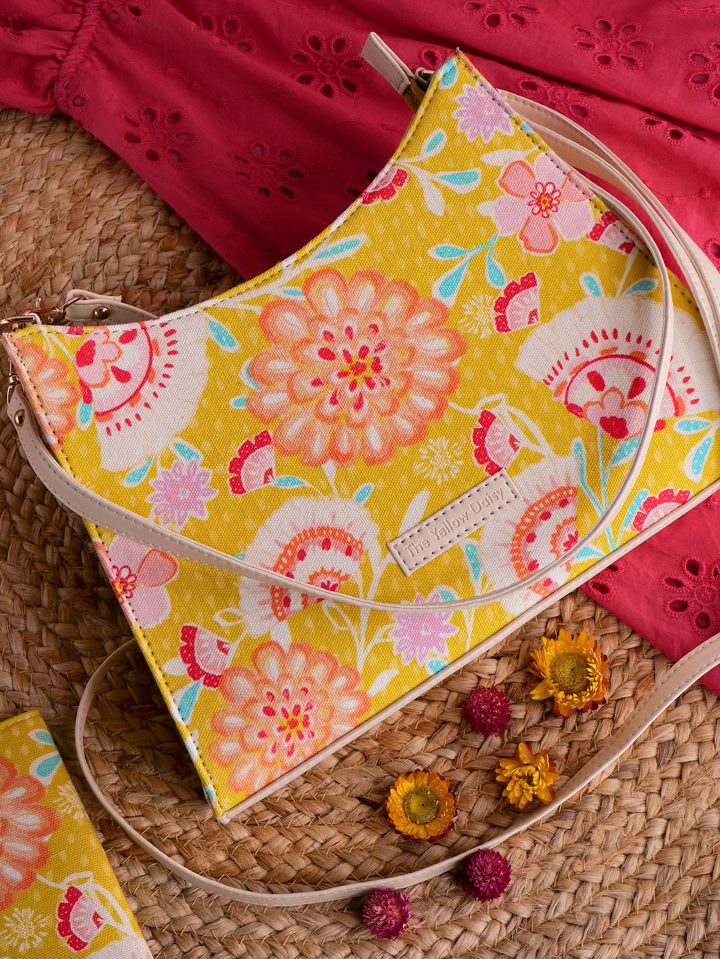 Blooming Breeze Baguette Sling Bag