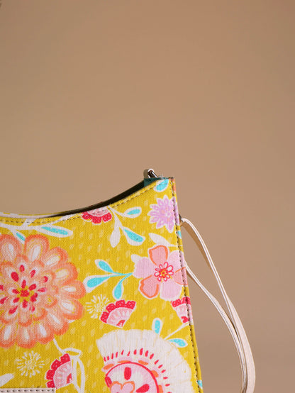 Blooming Breeze Baguette Sling Bag