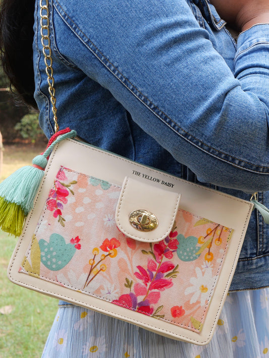 Floral Flair Sling Bag